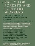 Rally for the forests and forestry workers, January 17, 2023
